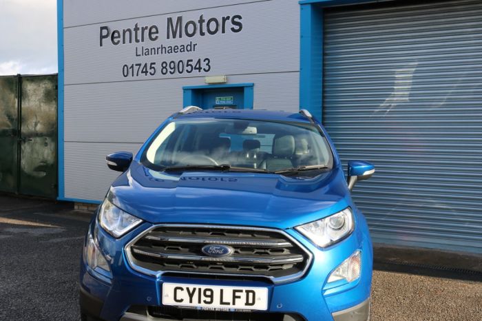 Ford Ecosport 1.0 EcoBoost 125 Titanium 5dr Hatchback Petrol Blue