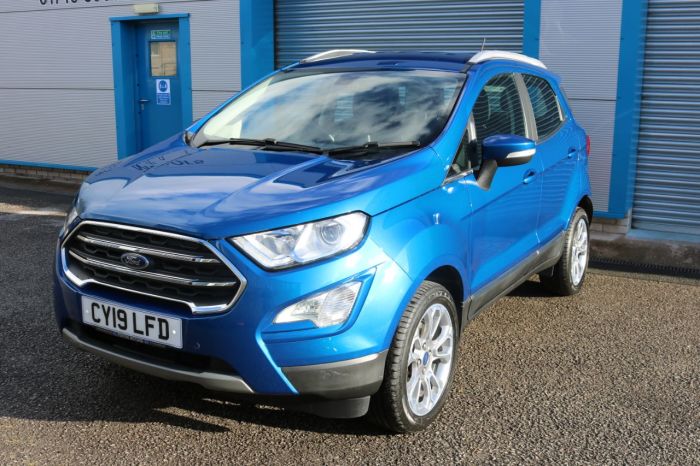 Ford Ecosport 1.0 EcoBoost 125 Titanium 5dr Hatchback Petrol Blue