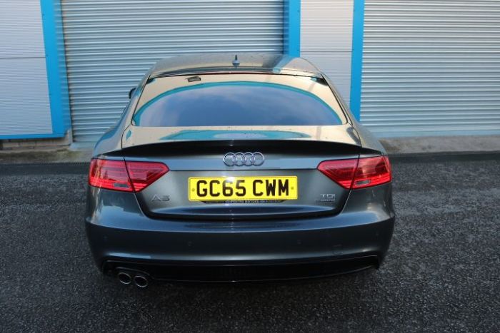 Audi A5 2.0 TDI 190 Quattro Black Ed Plus 5dr S Tronic 5st Hatchback Diesel Grey