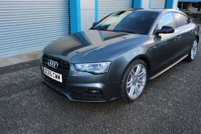 Audi A5 2.0 TDI 190 Quattro Black Ed Plus 5dr S Tronic 5st Hatchback Diesel Grey
