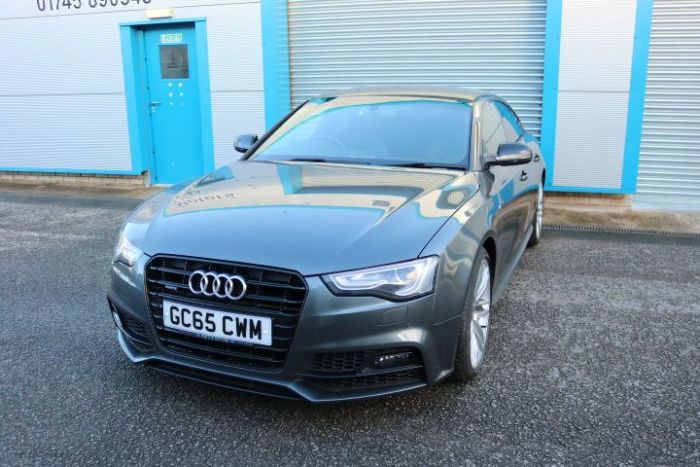Audi A5 2.0 TDI 190 Quattro Black Ed Plus 5dr S Tronic 5st Hatchback Diesel Grey
