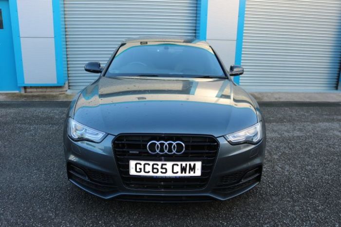 Audi A5 2.0 TDI 190 Quattro Black Ed Plus 5dr S Tronic 5st Hatchback Diesel Grey