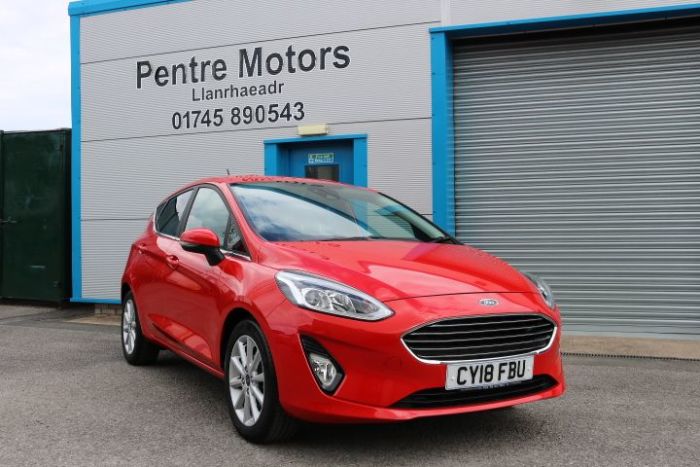 Ford Fiesta 1.0 EcoBoost Titanium 5dr Hatchback Petrol Red