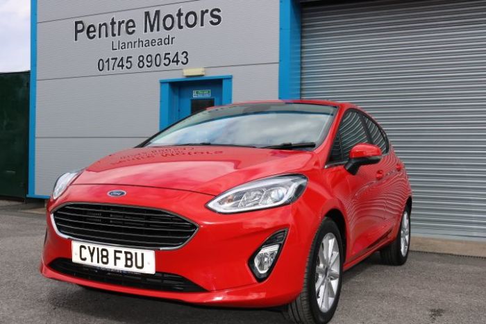 Ford Fiesta 1.0 EcoBoost Titanium 5dr Hatchback Petrol Red