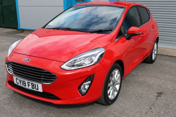 Ford Fiesta 1.0 EcoBoost Titanium 5dr Hatchback Petrol Red
