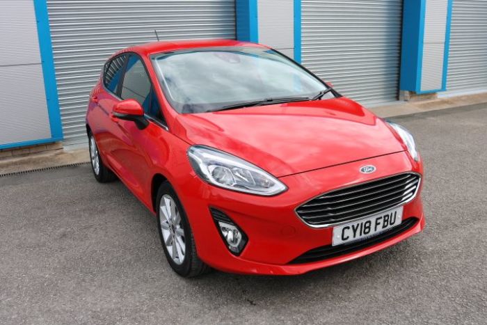 Ford Fiesta 1.0 EcoBoost Titanium 5dr Hatchback Petrol Red