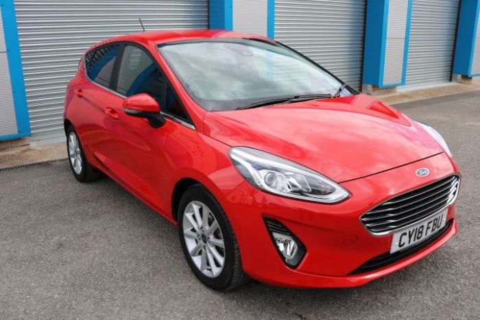 Ford Fiesta 1.0 EcoBoost Titanium 5dr Hatchback Petrol Red