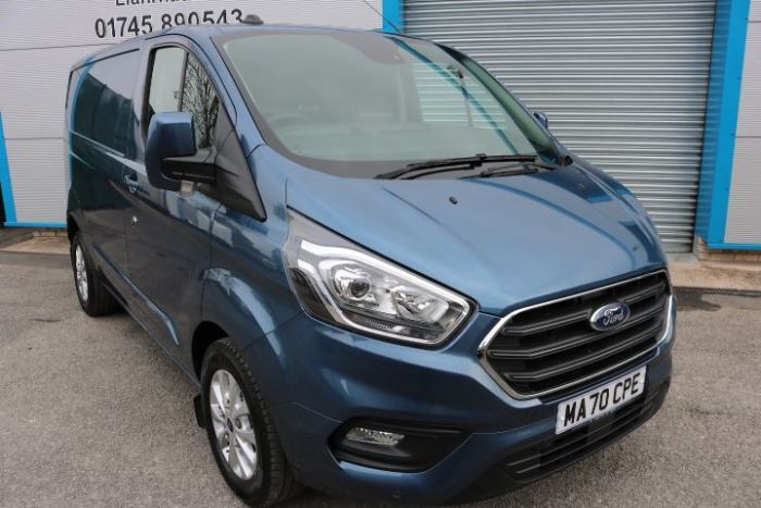 Ford Transit Custom 2.0 EcoBlue 130ps Low Roof Limited Van Panel Van Diesel Blue