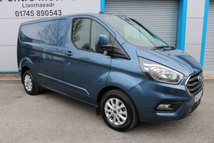 Ford Transit Custom 2.0 EcoBlue 130ps Low Roof Limited Van Panel Van Diesel Blue