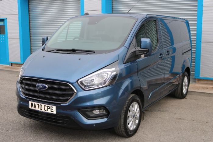 Ford Transit Custom 2.0 EcoBlue 130ps Low Roof Limited Van Panel Van Diesel Blue