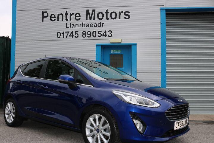 Ford Fiesta 1.0 EcoBoost Titanium 5dr Hatchback Petrol Blue