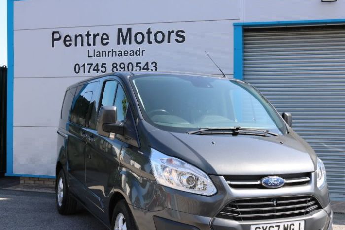Ford Transit Custom 2.0 TDCi 130ps Low Roof D/Cab Limited Van Panel Van Diesel Grey