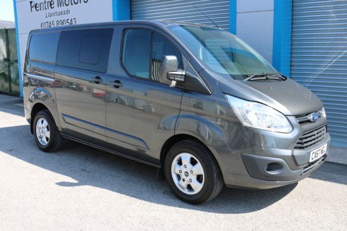 Ford Transit Custom 2.0 TDCi 130ps Low Roof D/Cab Limited Van Panel Van Diesel Grey