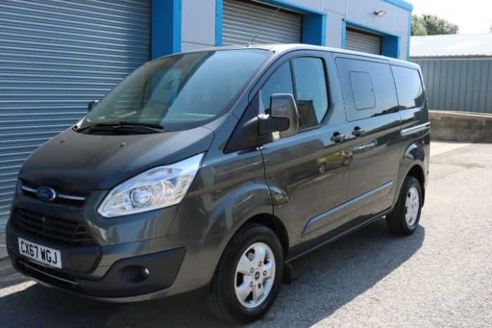 Ford Transit Custom 2.0 TDCi 130ps Low Roof D/Cab Limited Van Panel Van Diesel Grey