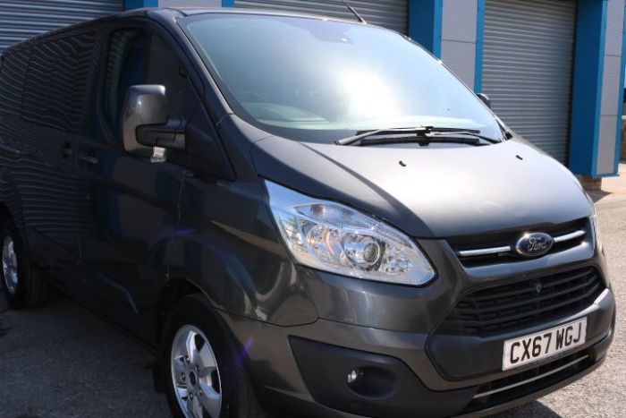 Ford Transit Custom 2.0 TDCi 130ps Low Roof D/Cab Limited Van Panel Van Diesel Grey