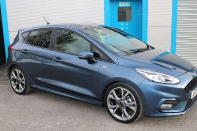 Ford Fiesta 1.0 EcoBoost Hybrid mHEV 125 ST-Line X Edition 5dr Hatchback Petrol Blue