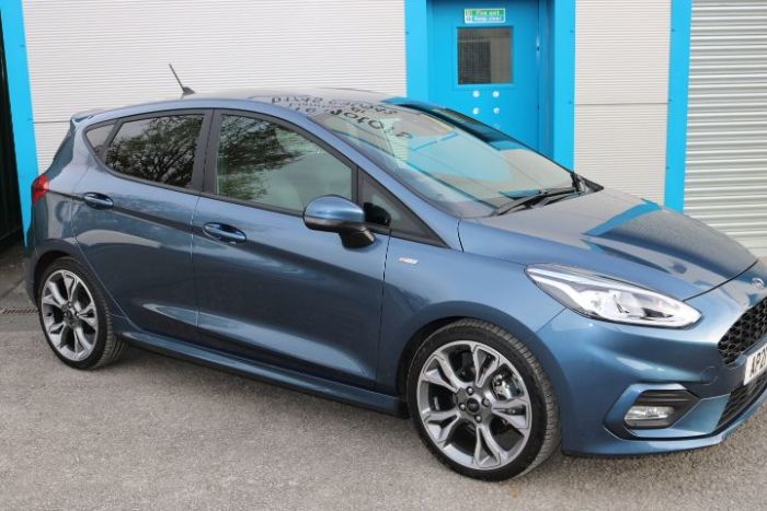Ford Fiesta 1.0 EcoBoost Hybrid mHEV 125 ST-Line X Edition 5dr Hatchback Petrol Blue