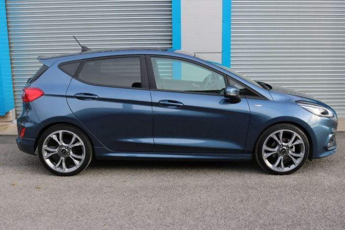 Ford Fiesta 1.0 EcoBoost Hybrid mHEV 125 ST-Line X Edition 5dr Hatchback Petrol Blue