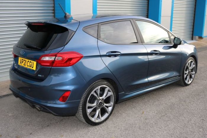 Ford Fiesta 1.0 EcoBoost Hybrid mHEV 125 ST-Line X Edition 5dr Hatchback Petrol Blue
