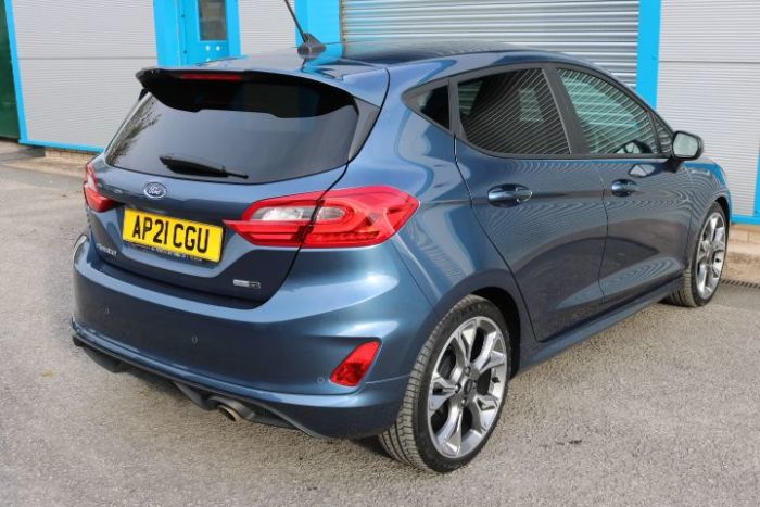 Ford Fiesta 1.0 EcoBoost Hybrid mHEV 125 ST-Line X Edition 5dr Hatchback Petrol Blue