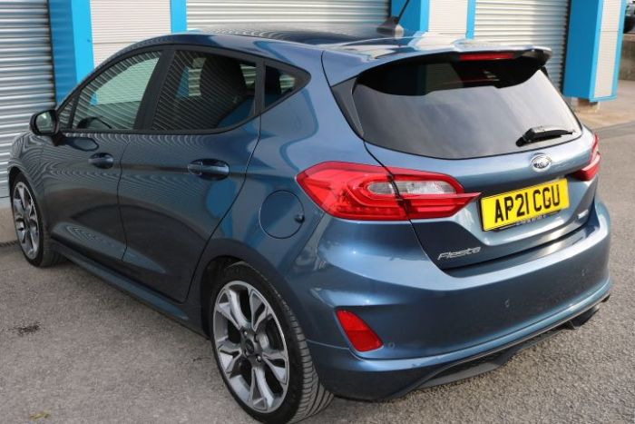 Ford Fiesta 1.0 EcoBoost Hybrid mHEV 125 ST-Line X Edition 5dr Hatchback Petrol Blue