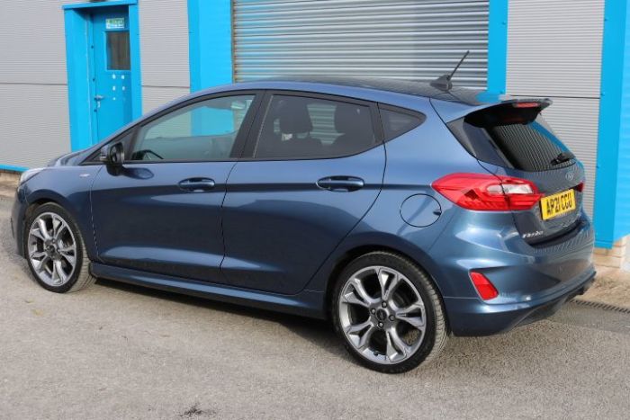 Ford Fiesta 1.0 EcoBoost Hybrid mHEV 125 ST-Line X Edition 5dr Hatchback Petrol Blue