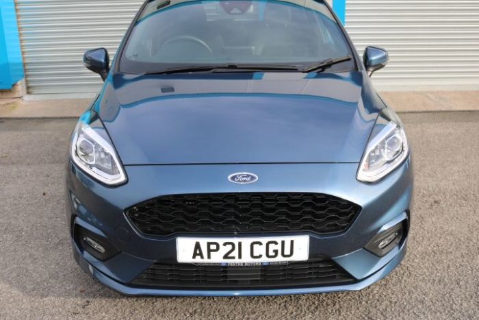 Ford Fiesta 1.0 EcoBoost Hybrid mHEV 125 ST-Line X Edition 5dr Hatchback Petrol Blue