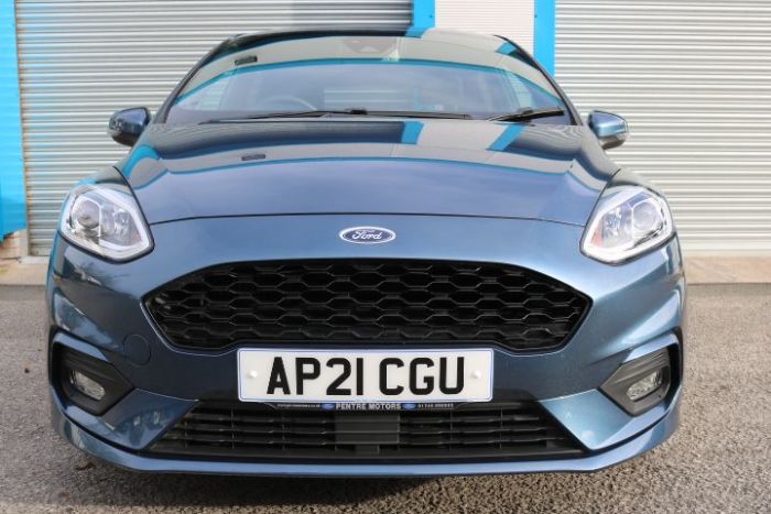 Ford Fiesta 1.0 EcoBoost Hybrid mHEV 125 ST-Line X Edition 5dr Hatchback Petrol Blue