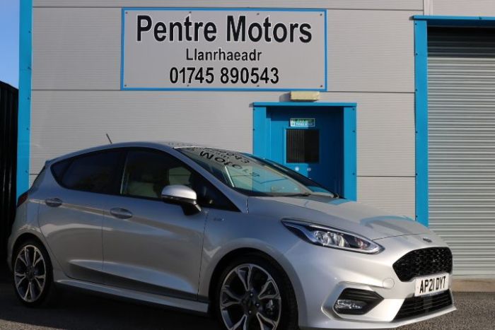 Ford Fiesta 1.0 EcoBoost Hybrid mHEV 125 ST-Line X Edition 5dr Hatchback Petrol Silver