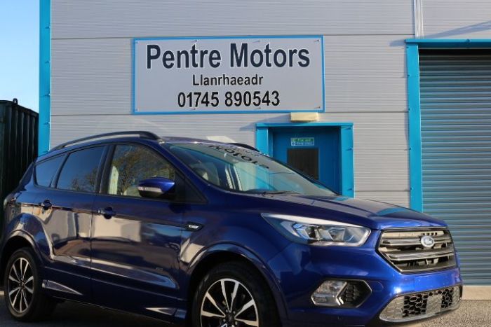 Ford Kuga 2.0 TDCi 180 ST-Line 5dr Auto 4X4 Hatchback Diesel Blue