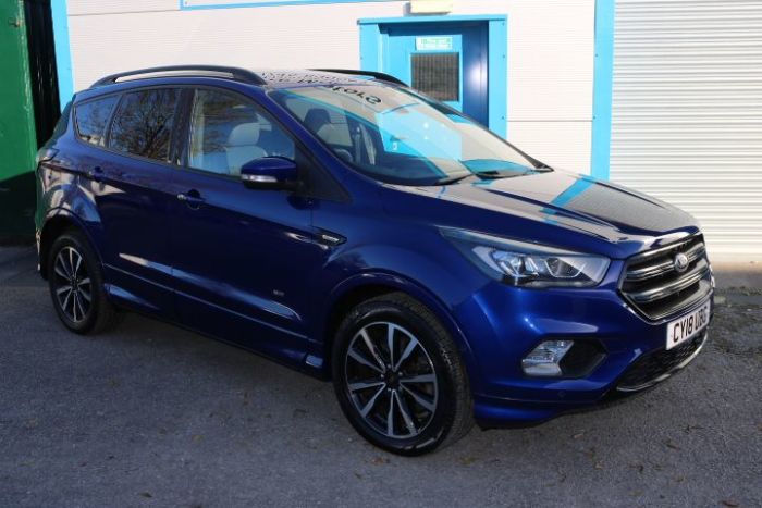 Ford Kuga 2.0 TDCi 180 ST-Line 5dr Auto 4X4 Hatchback Diesel Blue