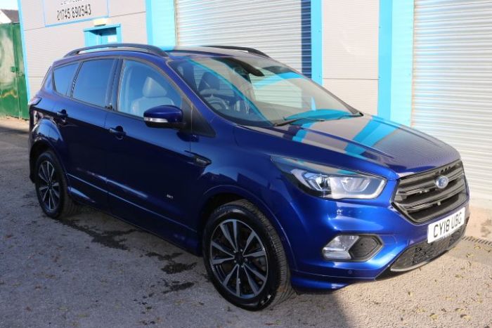 Ford Kuga 2.0 TDCi 180 ST-Line 5dr Auto 4X4 Hatchback Diesel Blue