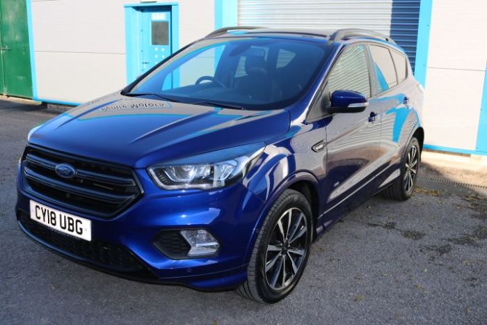 Ford Kuga 2.0 TDCi 180 ST-Line 5dr Auto 4X4 Hatchback Diesel Blue