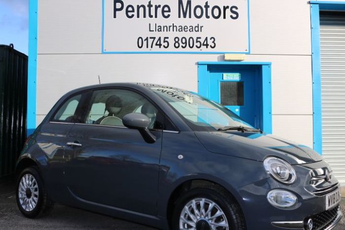Fiat 500 1.2 Lounge 3dr Hatchback Petrol Grey