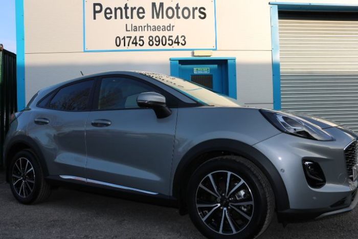 Ford Puma 1.0 EcoBoost Hybrid mHEV 155 Titanium 5dr Hatchback Petrol Silver