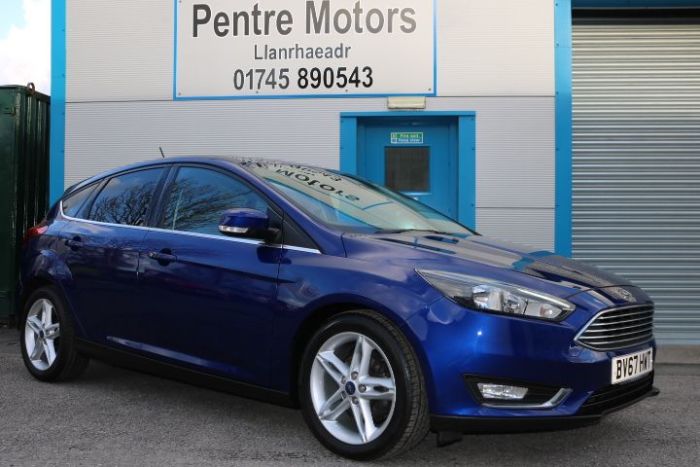 Ford Focus 1.0 EcoBoost 125 Titanium 5dr Hatchback Petrol Blue