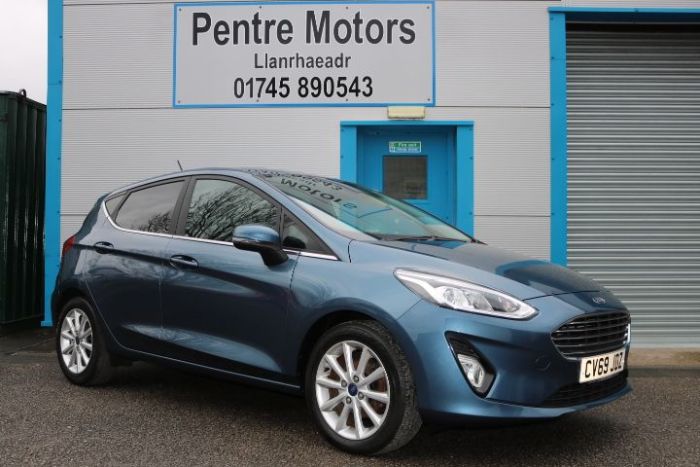 Ford Fiesta 1.0 EcoBoost Titanium 5dr Hatchback Petrol Blue