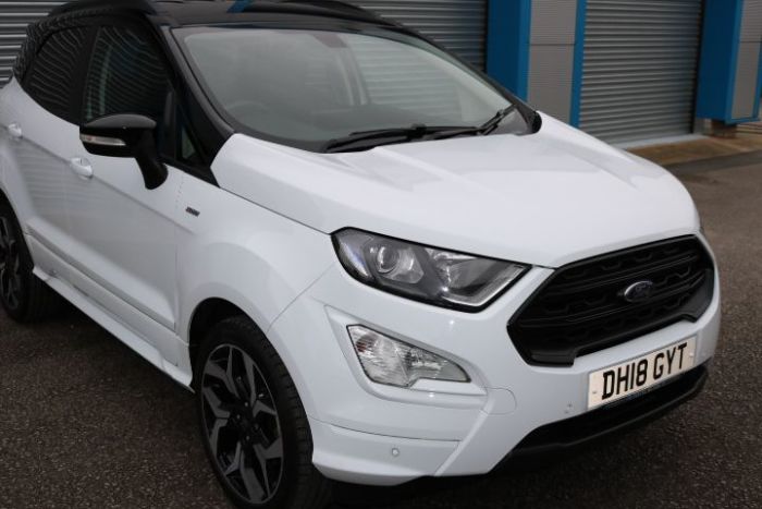 Ford Ecosport 1.0 EcoBoost 125 ST-Line 5dr Auto Hatchback Petrol White