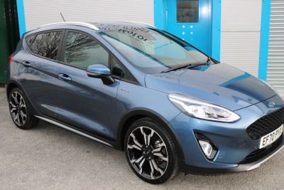 Ford Fiesta 1.0 EcoBoost Hybrid mHEV 125 Active X Edition 5dr Hatchback Petrol Blue