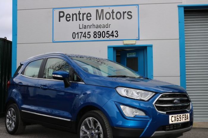Ford Ecosport 1.0 EcoBoost 125 Titanium 5dr Hatchback Petrol Blue