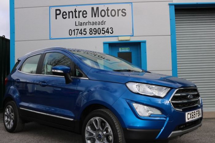 Ford Ecosport 1.0 EcoBoost 125 Titanium 5dr Hatchback Petrol Blue
