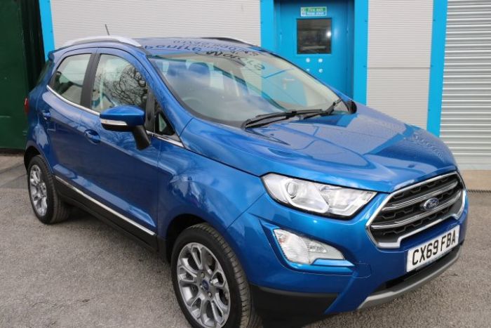 Ford Ecosport 1.0 EcoBoost 125 Titanium 5dr Hatchback Petrol Blue