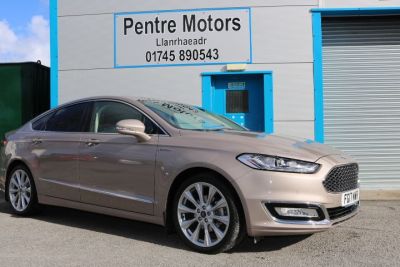 Ford Mondeo Vignale 2.0 TDCi 210 4dr Powershift Saloon Diesel GreyFord Mondeo Vignale 2.0 TDCi 210 4dr Powershift Saloon Diesel Grey at Pentre Motors Denbigh