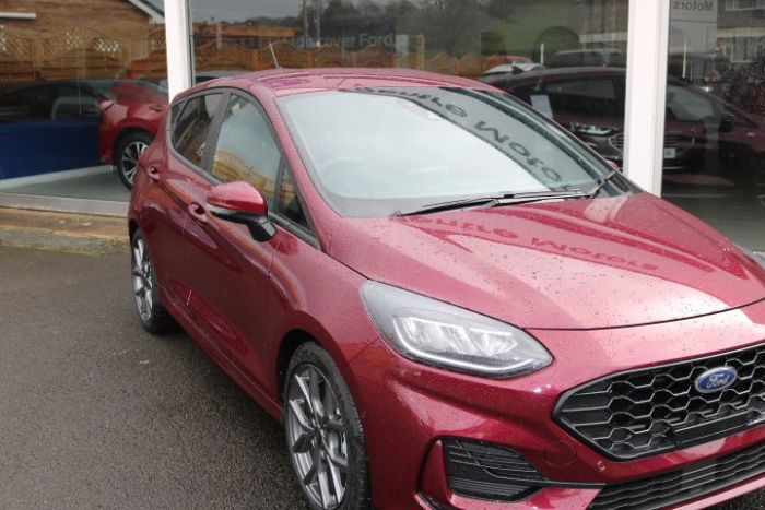 Ford Fiesta ST-Line 1.0 (125ps) Mild Hybrid Hatchback Petrol / Electric Hybrid Beautiful Berry Red