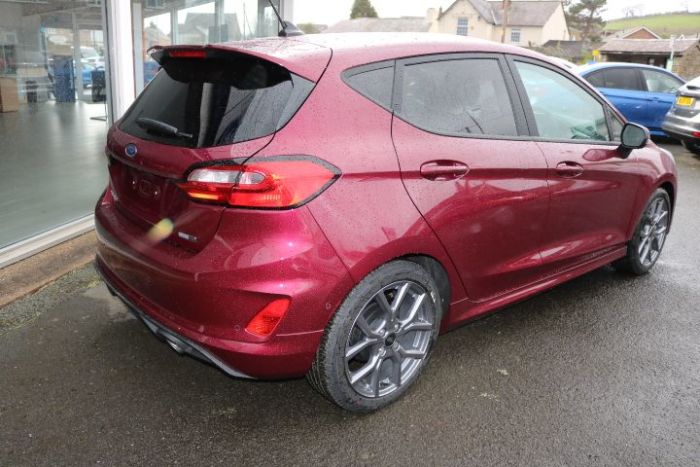 Ford Fiesta ST-Line 1.0 (125ps) Mild Hybrid Hatchback Petrol / Electric Hybrid Beautiful Berry Red