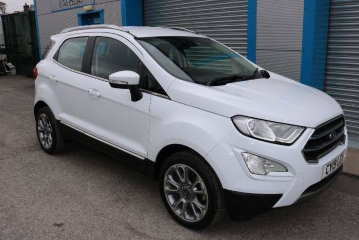 Ford Ecosport 1.0 EcoBoost 125 Titanium 5dr Hatchback Petrol White