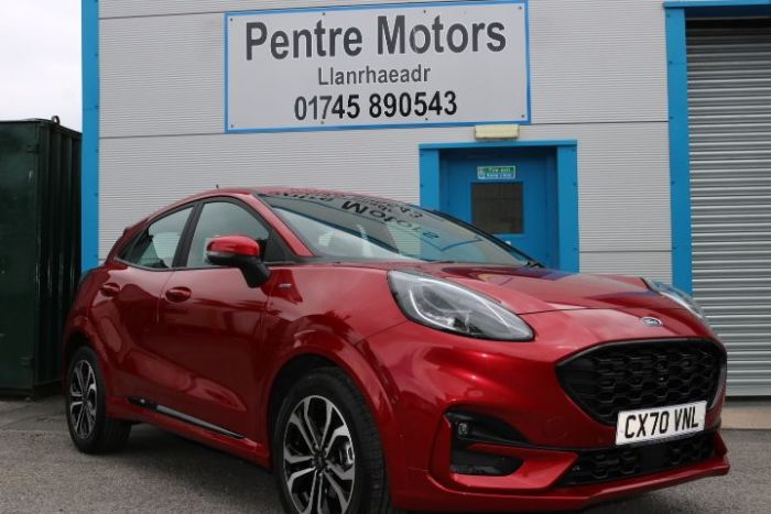 Ford Puma 1.0 EcoBoost Hybrid mHEV ST-Line 5dr Hatchback Petrol Red