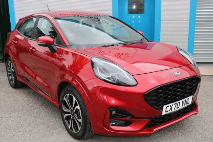 Ford Puma 1.0 EcoBoost Hybrid mHEV ST-Line 5dr Hatchback Petrol Red