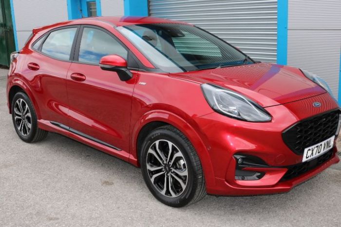 Ford Puma 1.0 EcoBoost Hybrid mHEV ST-Line 5dr Hatchback Petrol Red