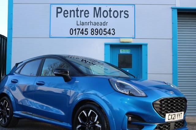 Ford Puma 1.0 PUMA ST-LINE X MHEV Hatchback Petrol Blue